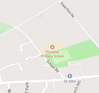 map for Pensilva Primary School