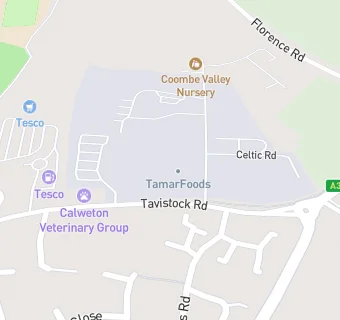 map for The Cornwall Bakery Staff Canteen