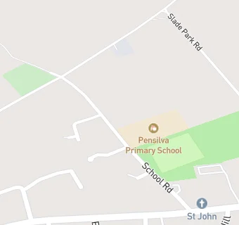 map for Pensilva School Breakfast Club