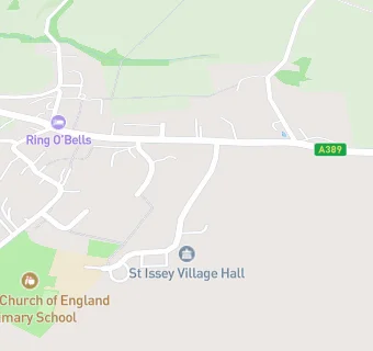 map for St Issey C Of E School