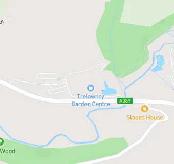 map for Trelawney Garden Centre Carriages Restaurant