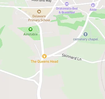 map for The Queens Head