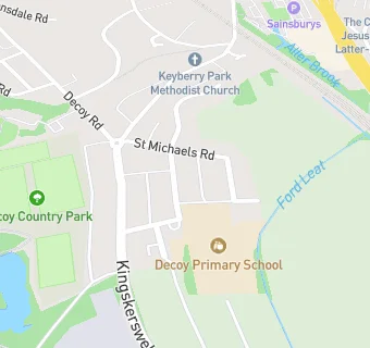 map for Decoy County Primary School