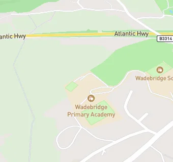 map for Wadebridge Primary Academy