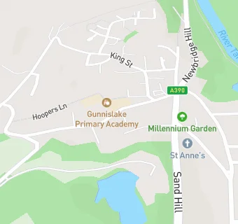 map for Gunnislake Primary Academy