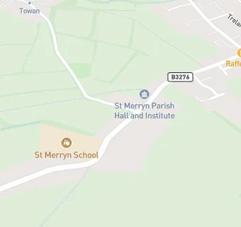 map for St Merryn School