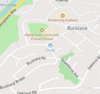 map for Buckland Pharmacy