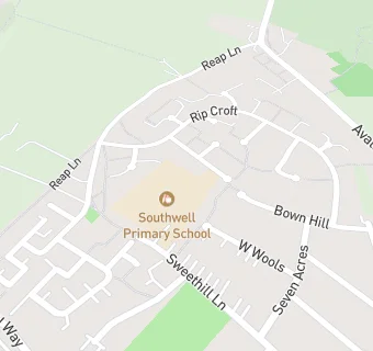 map for Southwell Primary School