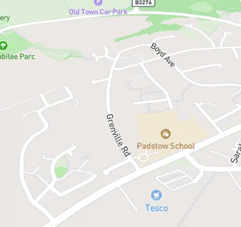 map for Padstow School