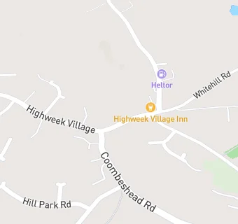 map for The Highweek Village Inn