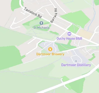 map for Dartmoor Brewery