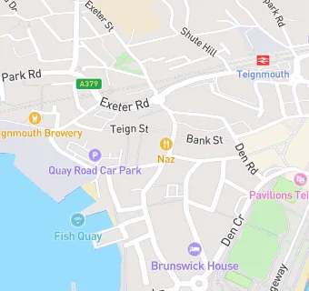 map for Teignmouth Hub