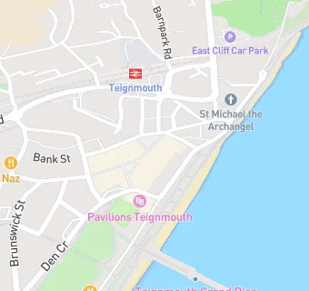 map for Teignmouth Rock N Fudge