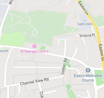 map for St George's Centre