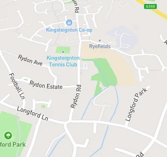 map for Rydon Primary School