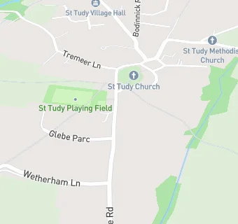 map for St Tudy C Of E Primary School