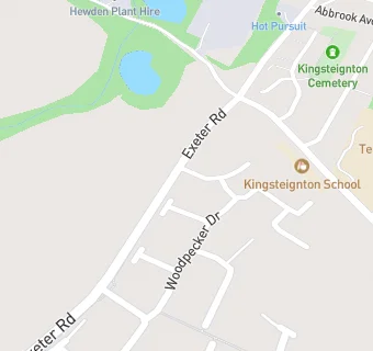 map for Kingsteignton School