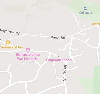 map for Bishopsteignton Surgery