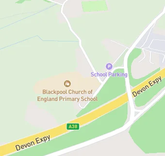 map for Blackpool C Of E Primary School