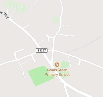 map for Coads Green Primary School