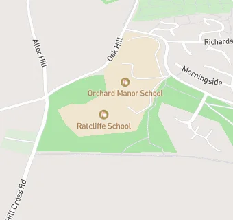 map for Ratcliffe School