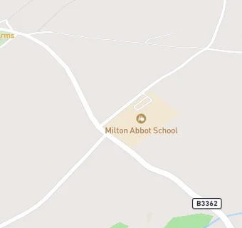 map for Milton Abbot School