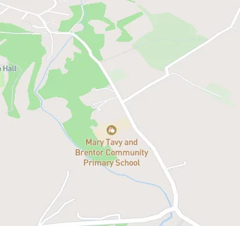 map for Mary Tavy and Brentor Community Primary School