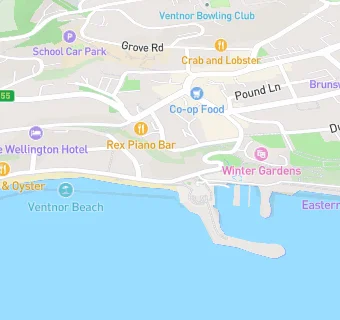 map for Ventnor Haven Fishery