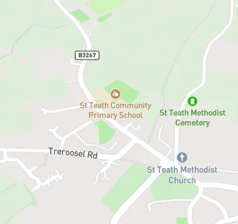 map for St Teath CP School