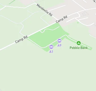 map for The Fat Badger, Pebble Bank Caravan Park