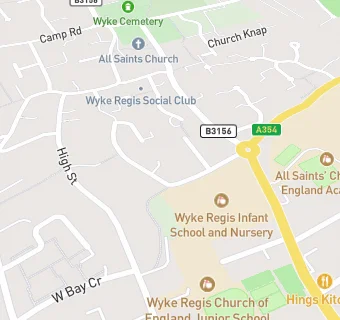 map for Wyke Regis Infant School and Nursery