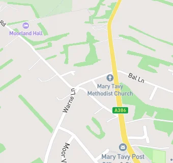 map for Moorland Hall