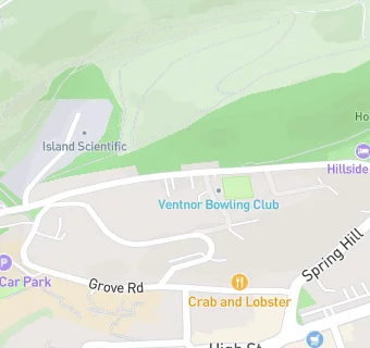 map for Ventnor Bowling Club