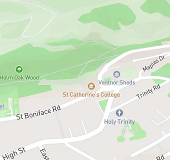 map for St Boniface Church of England Primary School Ventnor