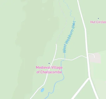 map for Challacombe Farm