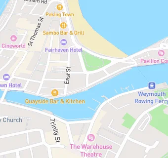 map for Royal Dorset Yacht Club