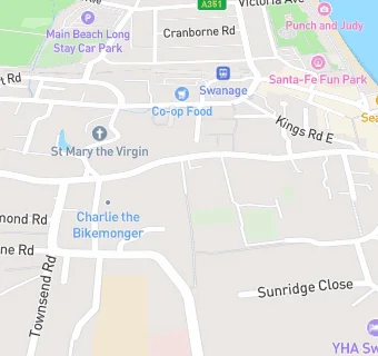 map for Swanage Childrens Centre