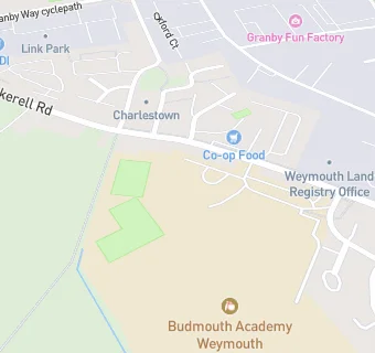 map for Budmouth Academy Weymouth