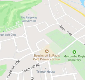 map for Beechcroft St Pauls Primary School