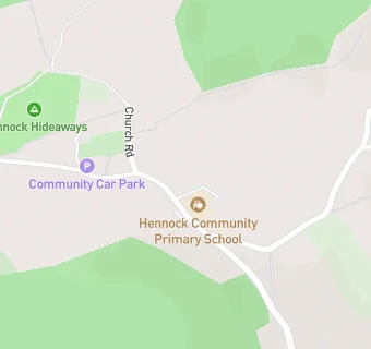 map for Hennock Community Primary School