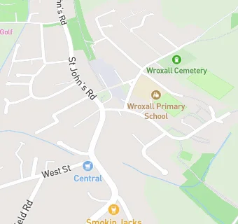 map for Wroxall Community Centre