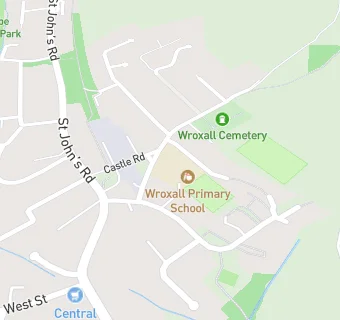 map for Wroxall Primary School