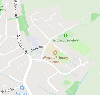 map for Wroxall Primary School - Compass