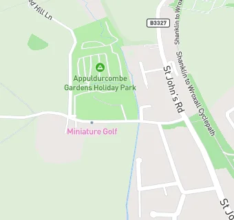 map for Appuldurcombe Gardens Holiday Park