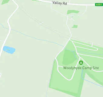 map for Woody Hyde Camp Site