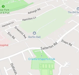 map for Cranford Sports Club