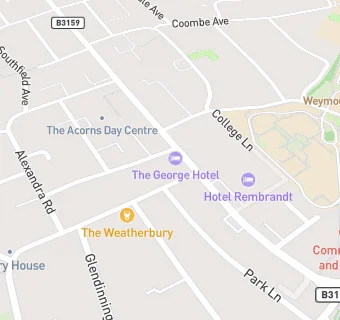 map for The George Hotel