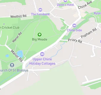 map for Upper Chine School