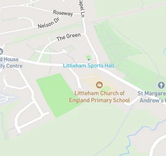 map for Littleham Church Of England School
