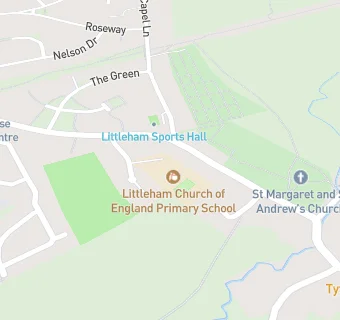 map for Littleham Church of England Primary School